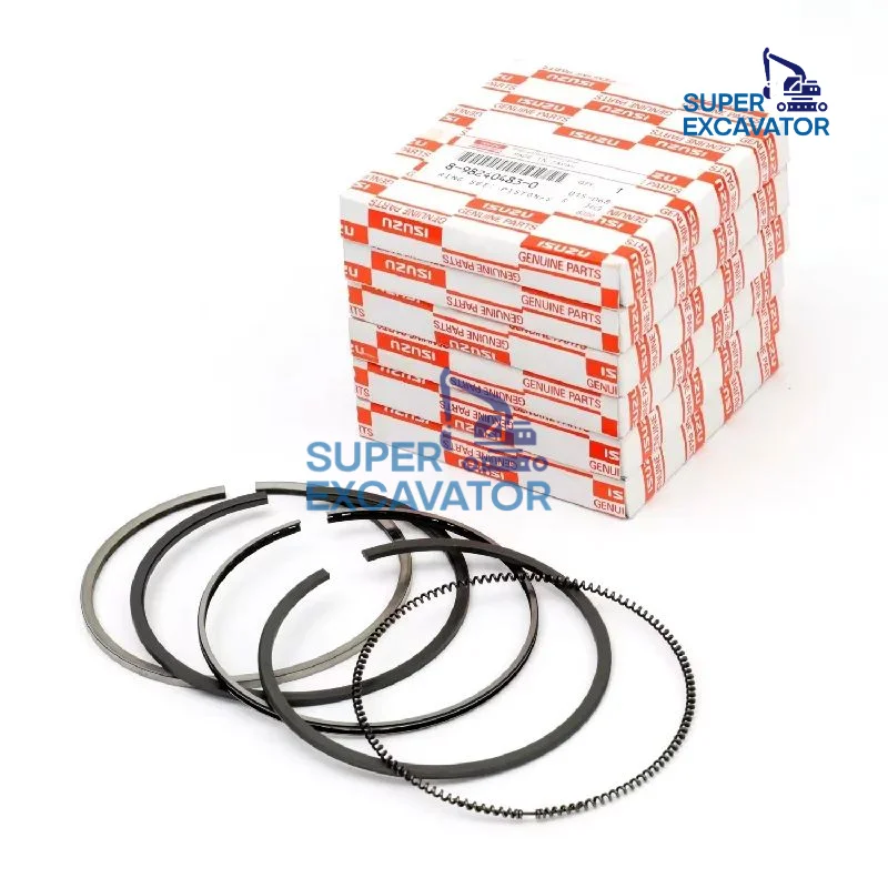 For Hitachi ZX200 ZX230 ZX120 Genuine 6BG1/4BG1 4 ring piston ring piston set 8982404830 1121211460 YDI10189ZZ