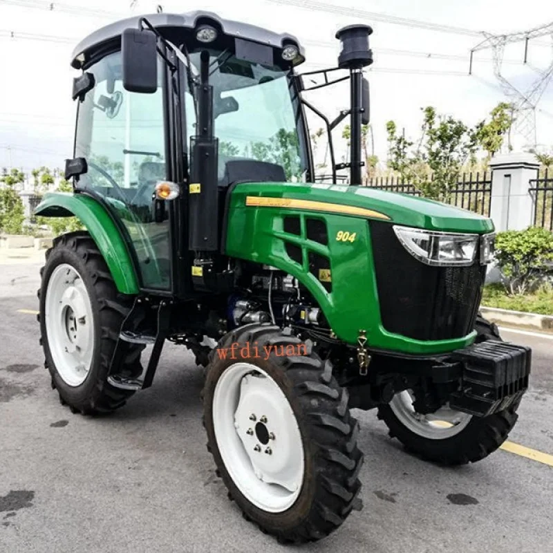 Long life：4x4 90hp sunshade farm Tracteur Agricole traktor diesel engine trator diyuan tractor