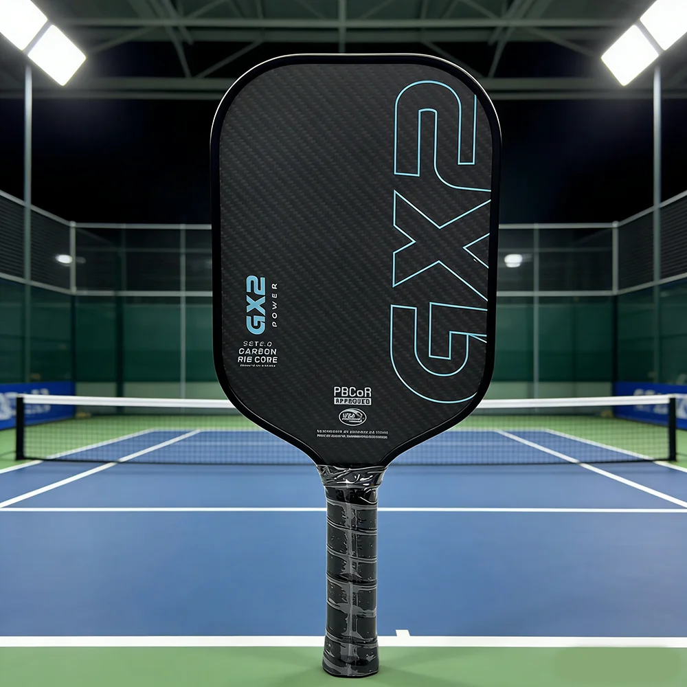 

Pickleball Paddles 3K Carbon New GX2 Foam Core Thermoformed Lightweight Design Balanced Spin and Control USAP Pro Paddle