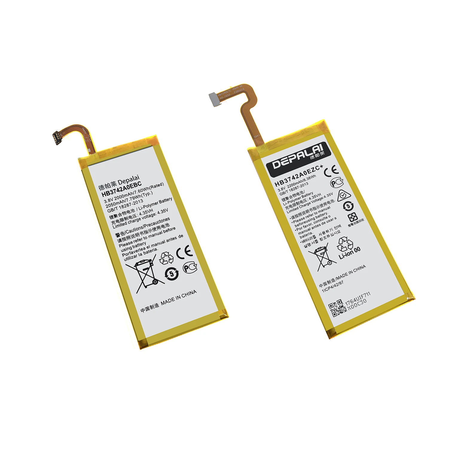 HB3742A0EBC HB3543B4EBW battery For huawei P6 G6 G620 P7 L07 P8 GRA-L09 P8 Lite Phone Batteries HB3447A9EBW HB3742A0EZC+