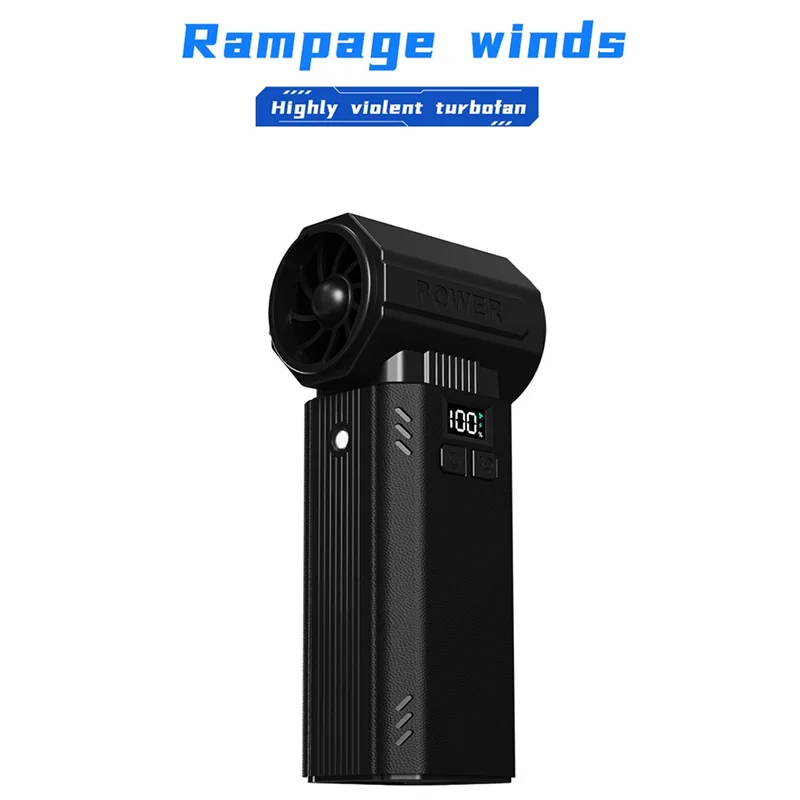 SHGO-Powerful Turbo Blower Fan Turbo Fan Dust Cleaner Rechargeable Turbo Fan Powerful Blower For Outdoor And Home Use