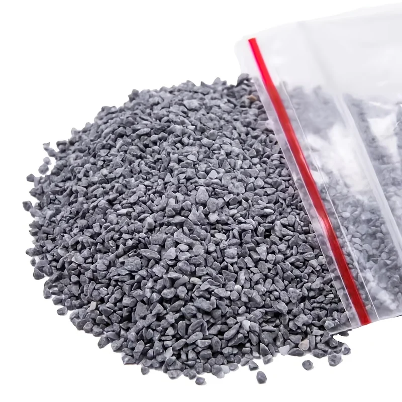 100g Realistic Gray Model Cornerstone - DIY Model Garden Road Paving Material and Track Cornerstone Decoration, Very Suitable For