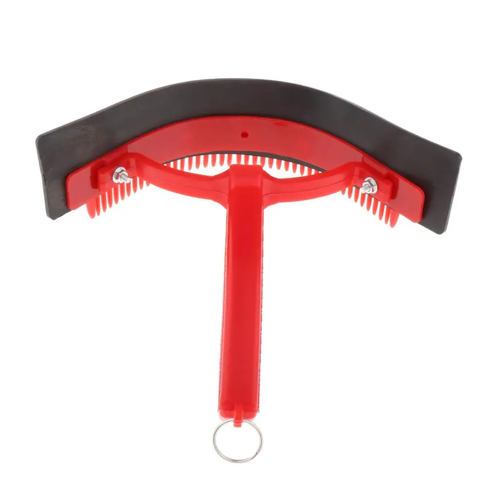 Horse Hair Cleaning Tool Soft Rubber Scraper Animal Sweat Scraper for Horse Grooming and Water Removal