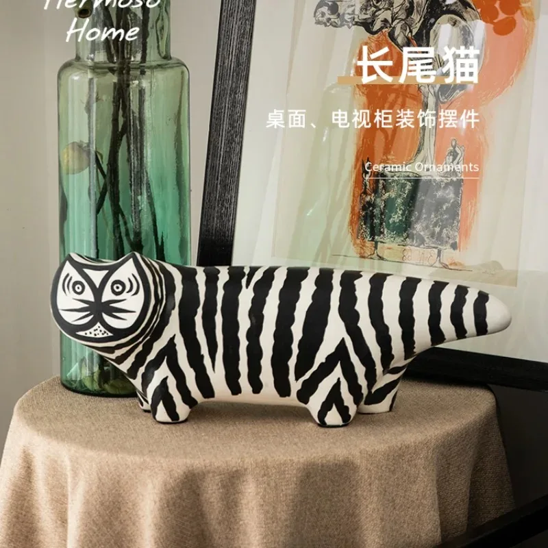 【Najlepiej sprzedający się】Długi, ceramiczny element dekoracyjny do szafki RTV