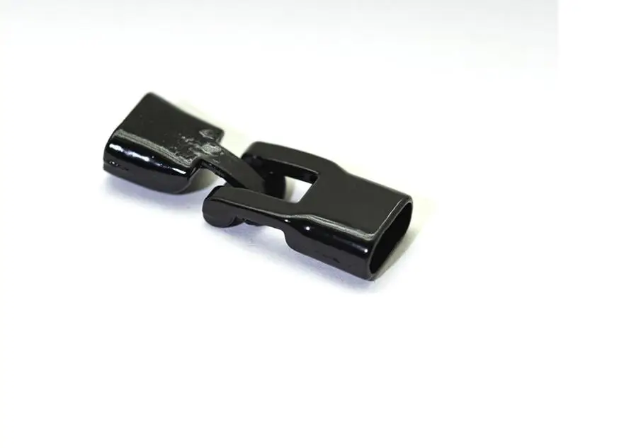 10set/Lot Hole 4.5x10mm Alloy Clasps Connectors For Flat Leather Cord DIY Bracelet Connector Buckle Jewelry Making Accessories
