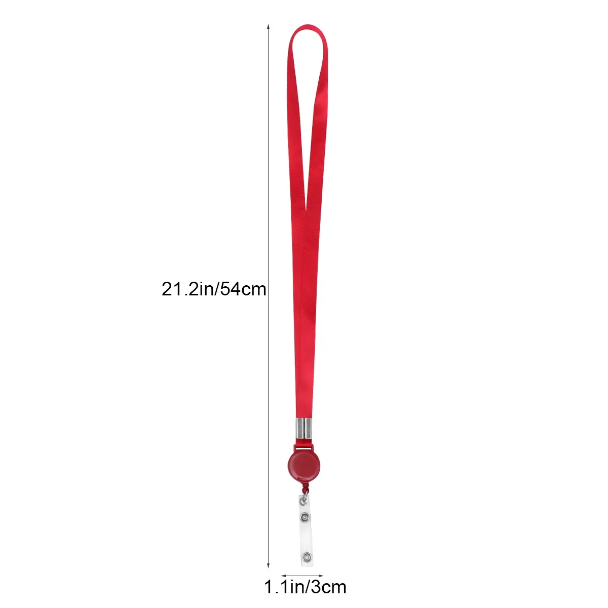 4Pcs Adjustable Comfort Neck Strap Lanyard Set for Id Badge School Work Card Holder with Safety Breakaway Clip
