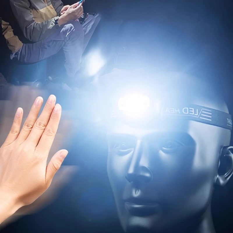 

Strong light super bright fishing special induction head-mounted lighting