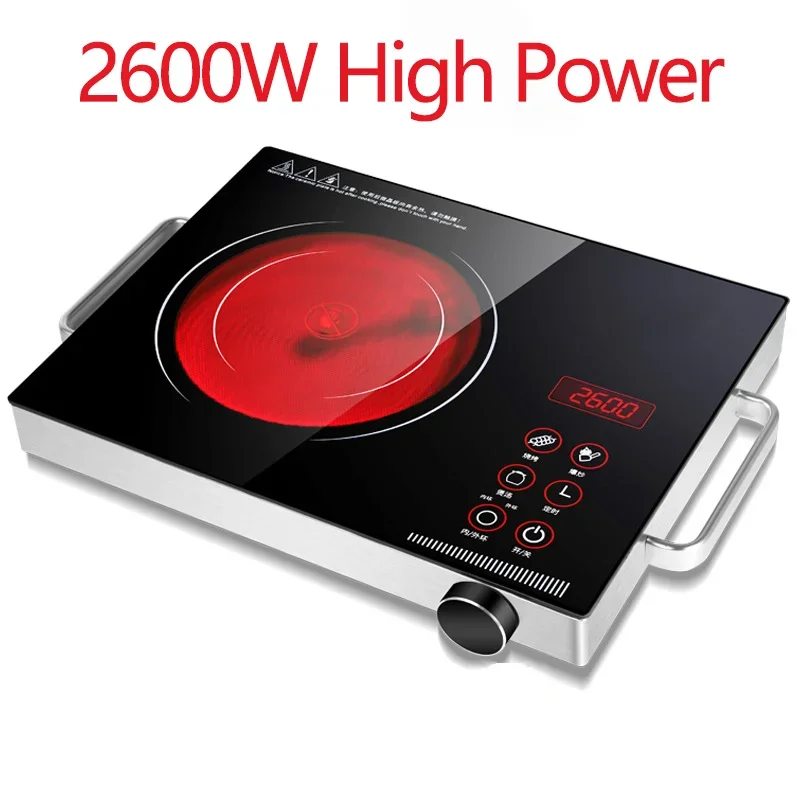 Electric ceramic stove for home cooking, barbecue, hot pot, tea making, intelligent induction cooker
