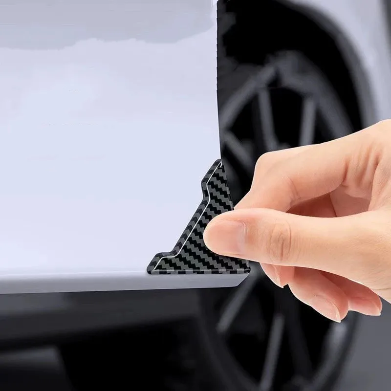 Universal Car Door Corner Anti-collision Covers Transparent Silicone Protector Anti-Scratch Stickers Door Protection Cover