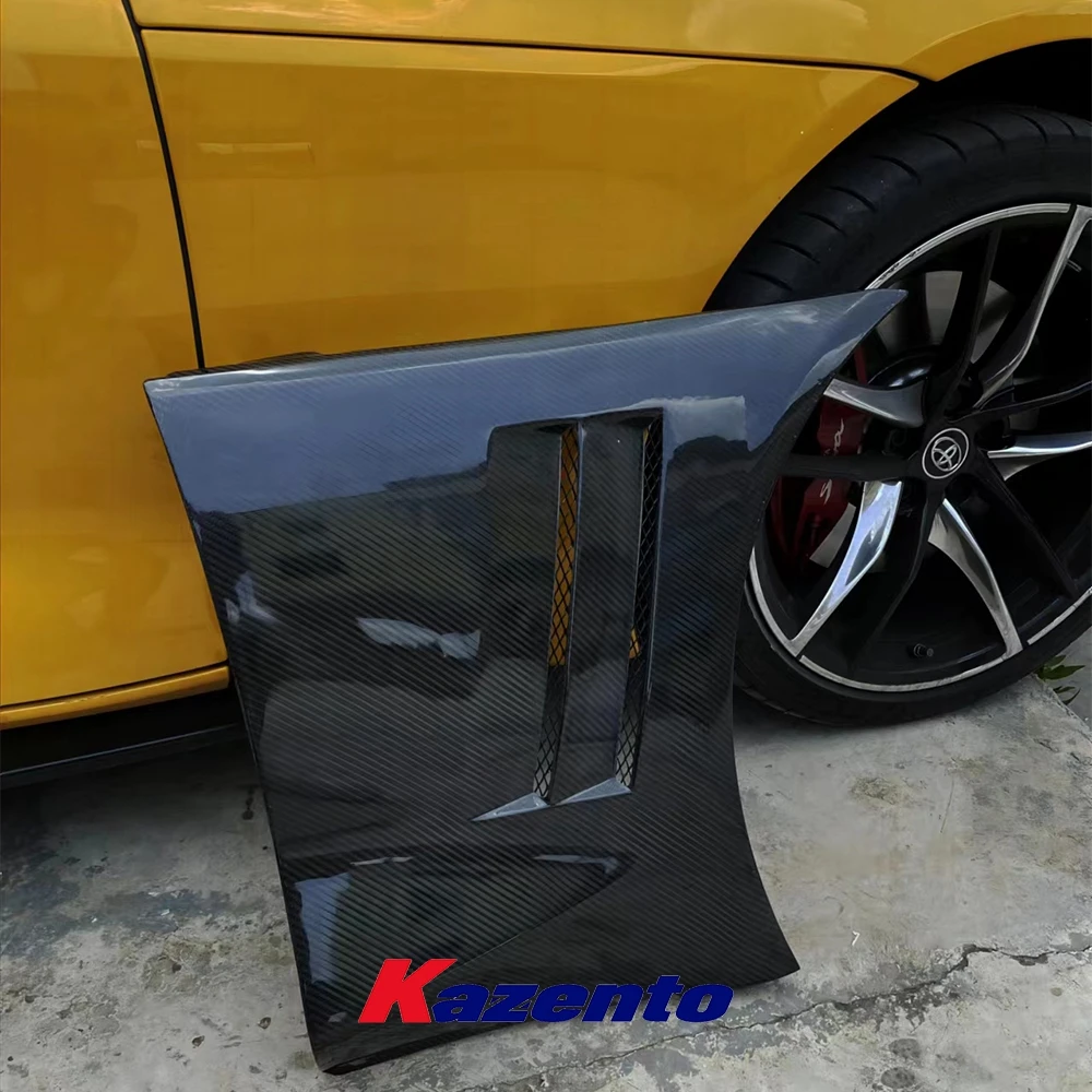 For TOYOTA Supra A90 2019-2022 Carbon AM Style Style Front Side Fender Pair