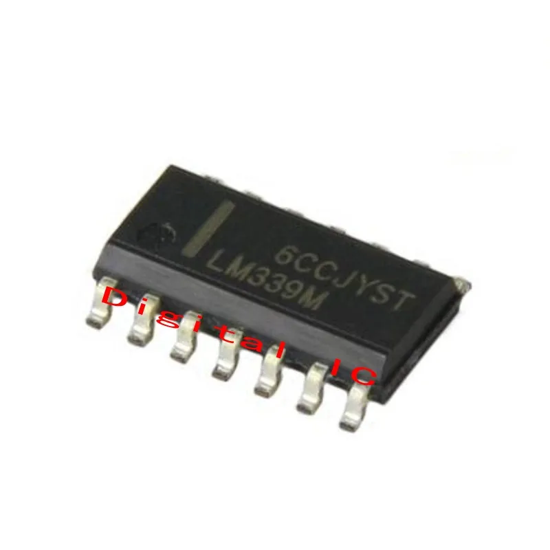 50Pcs LM339 SOP14 LM339D Sop-14 LM339DR Sop LM339M SOIC14 LM339N SOIC-14 LM339DG Smd 339 Nieuwe En Originele ic Chipset