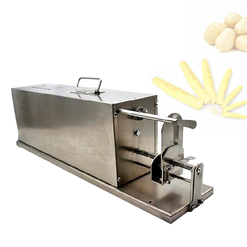 Electric Potato Tower Maker Korean Twister Potato Machine Tornado Potato Cutter Slicer Rotary Microtome 110V 220V