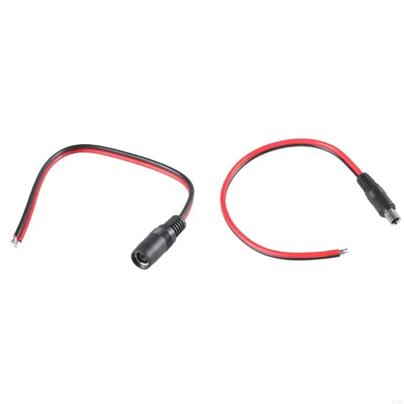 N7MC DC8020 Pigtail Cable Single Male/Female Head 8.0x2.0mm Connector Cord Line for Solar Panel Power Stations 30cm Length