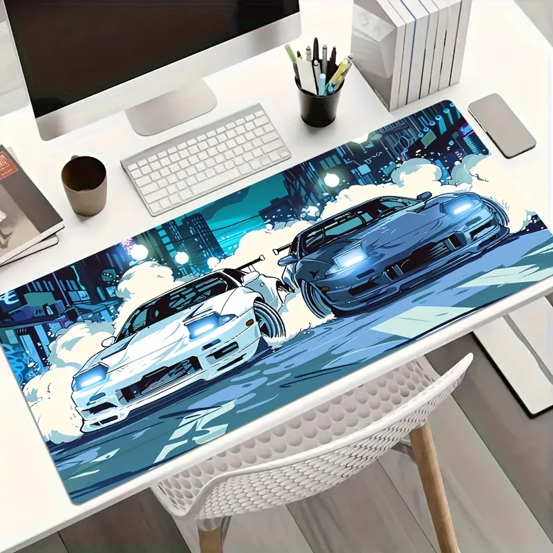 

Japanese Comic Racing Car Home Game Business Office Mouse Pad E-sports Mouse Pad Keyboard Pad Gaming Accessories Desktop Mat