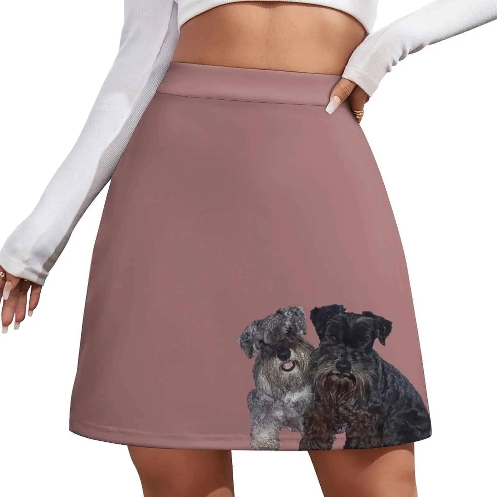 

Miniature Schnauzer Buddies Mini Skirt short skirt rave outfits for women Evening dresses