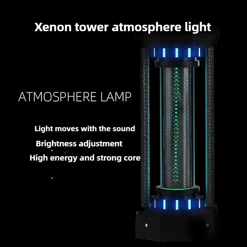 NEW Retro Tube Night Light Electronic Tube Music Spectrometer Level Pickup Rhythm Light Desktop Ornament