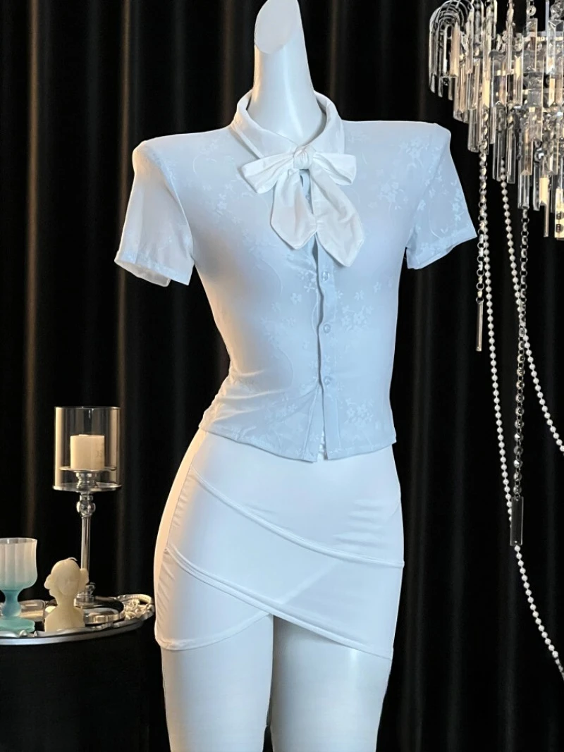 

Korean-style Sexy Secretary Cosplay,Niche Design Tight-fitting Dress,Romantic Temptation Uniform for Women’s Date Night