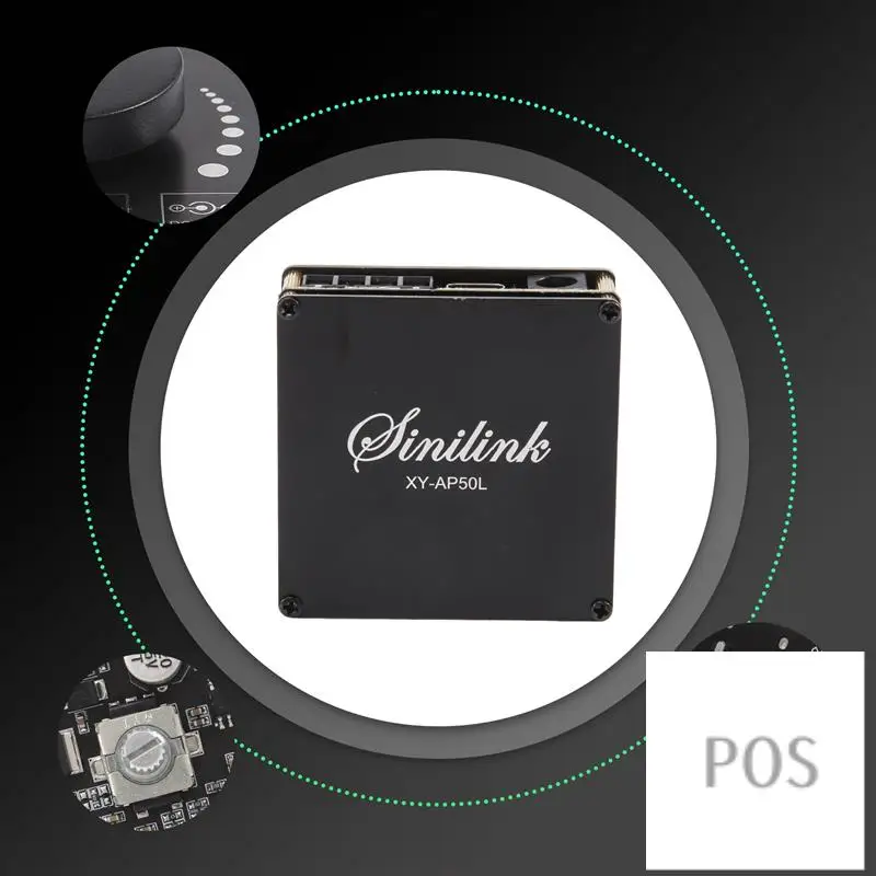

XY-AP50L Mini Bluetooth 5.0 50W+50W Wireless Audio Power Digital Amplifier Board Stereo Amp 3.5MM AUX USB APP-POS
