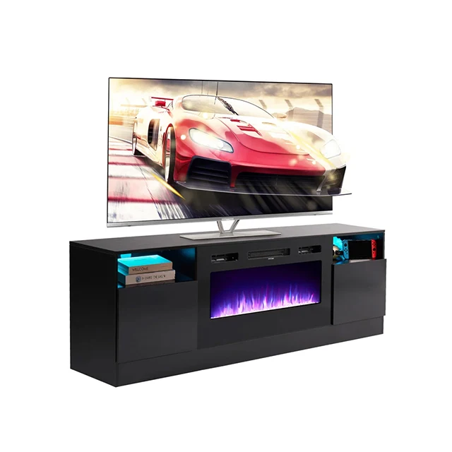 Fireplace TV Stand Save Spaced for Living Room Hot Sale Multi-functional Wooden Living Room Furniture With Storage Drawes