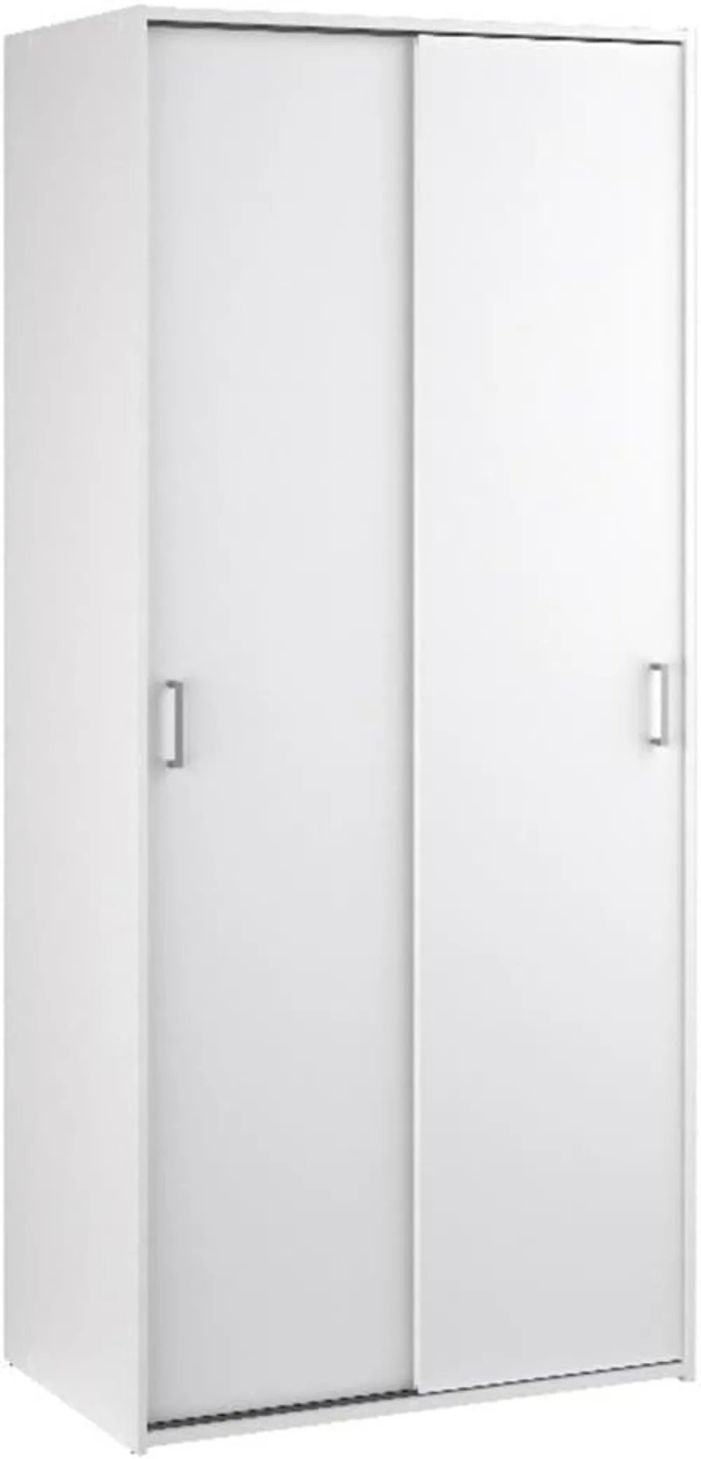 Tvilum 2 Sliding Doors, White Wardrobe