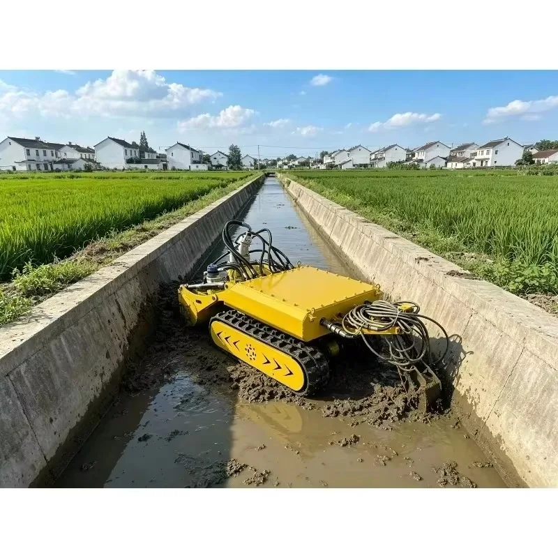 sludge removal robot Crawler Dredging Robot Sand Dredge Machine Suction Dredger Jet Suction Dredger for River Dredging