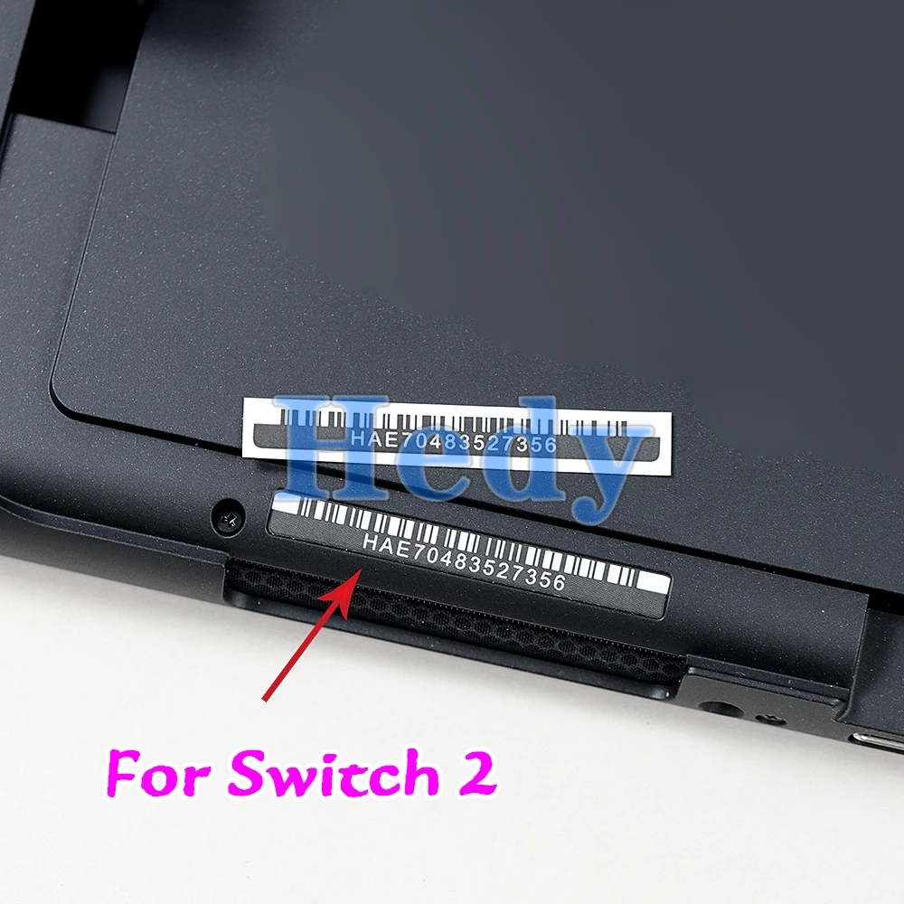20PCS For Switch 2 Console Serial Number Stickers For NS Switch2 Console Housing Shell Label Seal Barcode Sticker Replacement