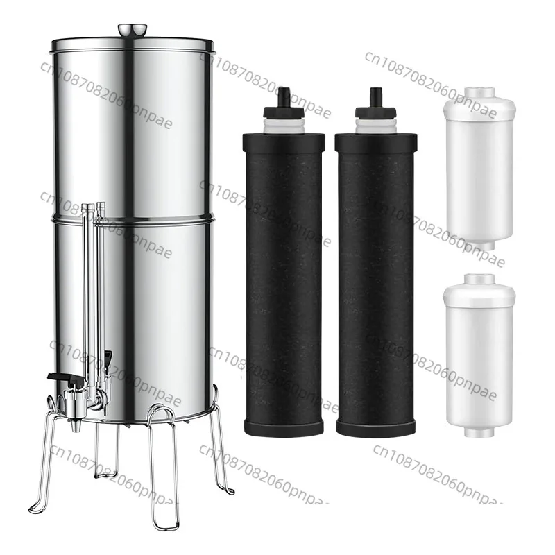 Elemento filtrante de cubo de acero inoxidable NSF53 elemento filtrante sinterizado PF-2 de eliminación de flúor BB9-2 cargado en plata