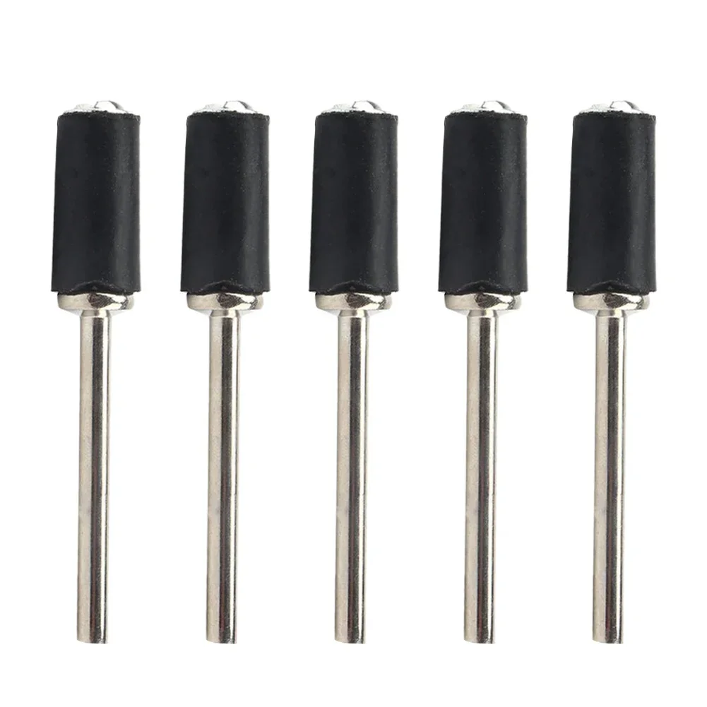 

5pcs 12.7/6.35/9.5mm Drum Sanding Rubber Mandrels Grinder Drum Sandpaper Circle Kit For Dre Mel Rotary Abrasive Tools