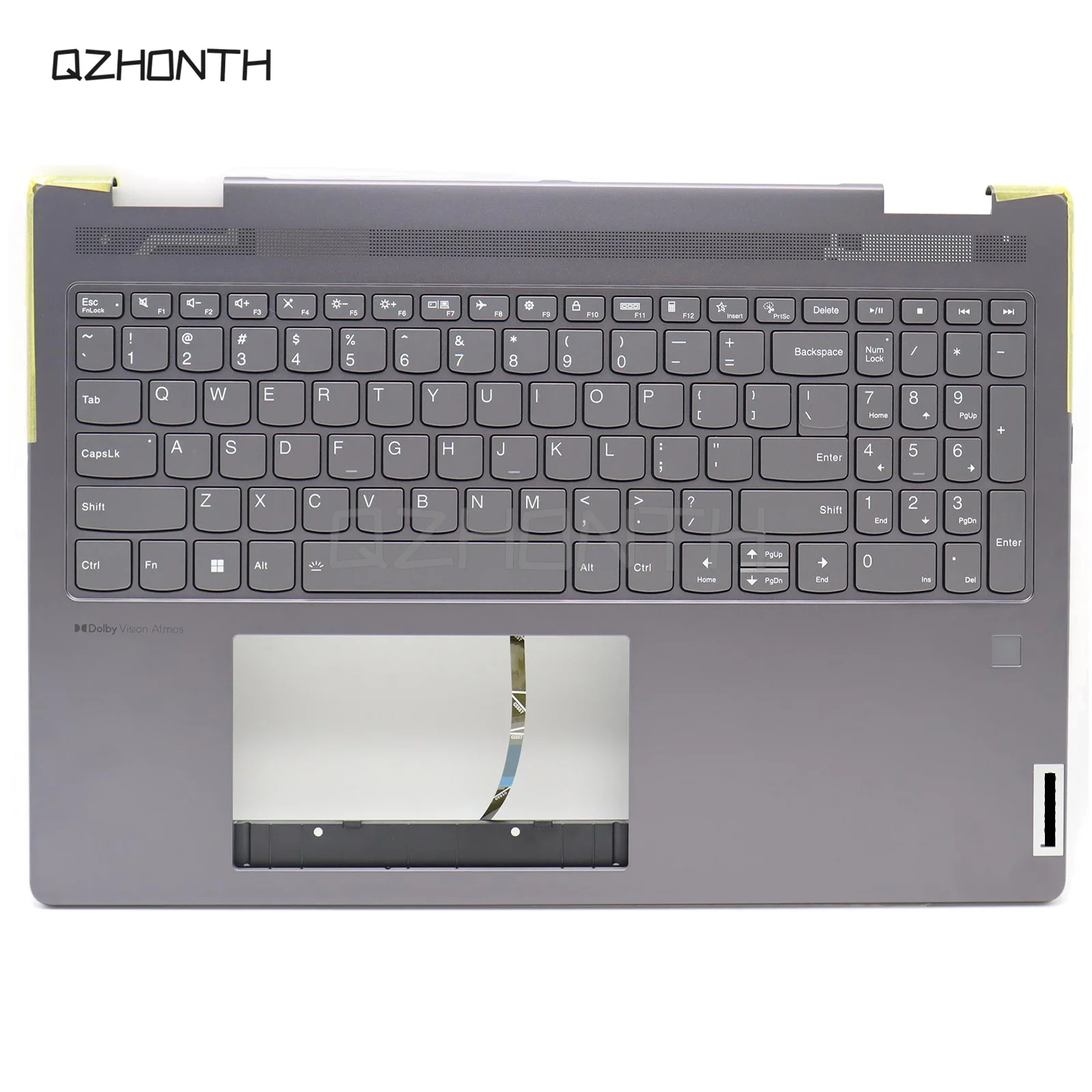 

New For Lenovo Yoga 7 16IRL8 2023 Palmrest Upper Case with US Backlight Keyboard 16" 5CB1L31865