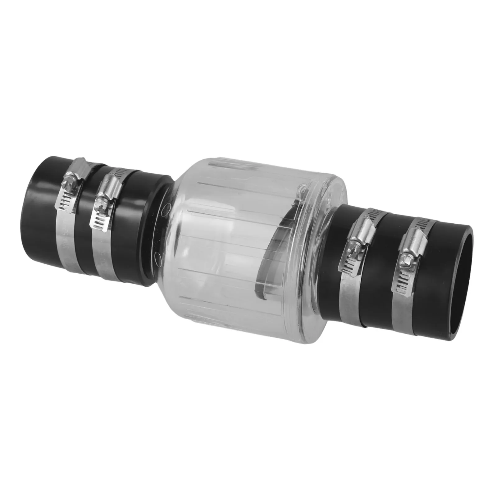 high-strength-check-valve-for-sewage-applications-with-transparent-design-to-monitor-flow-and-prevent-backflow