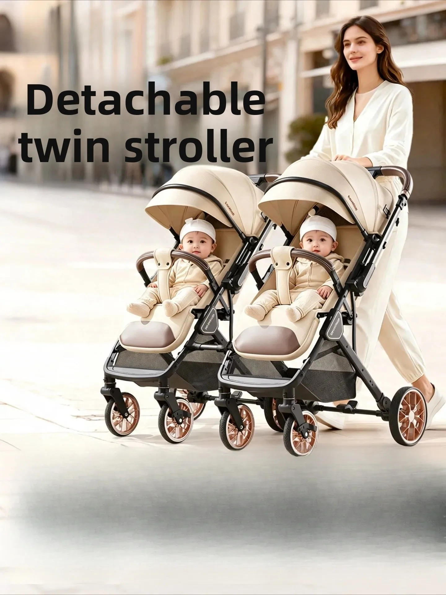 Детские коляски Babyfond Twin позволяют сидеть и лежать, подходят для детей от 0 до 3 лет, складываются, легкие, удобны для прогулок с малышом.