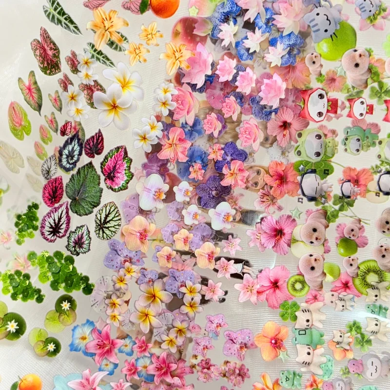 1 Stück 100cm Nagelfolie mit Schmetterlings- und Blumenmuster, Retro-Aufkleber, Nagel-Wraps, Baby-Puppen-Nagelkunst-Dekoration – Detail 8
