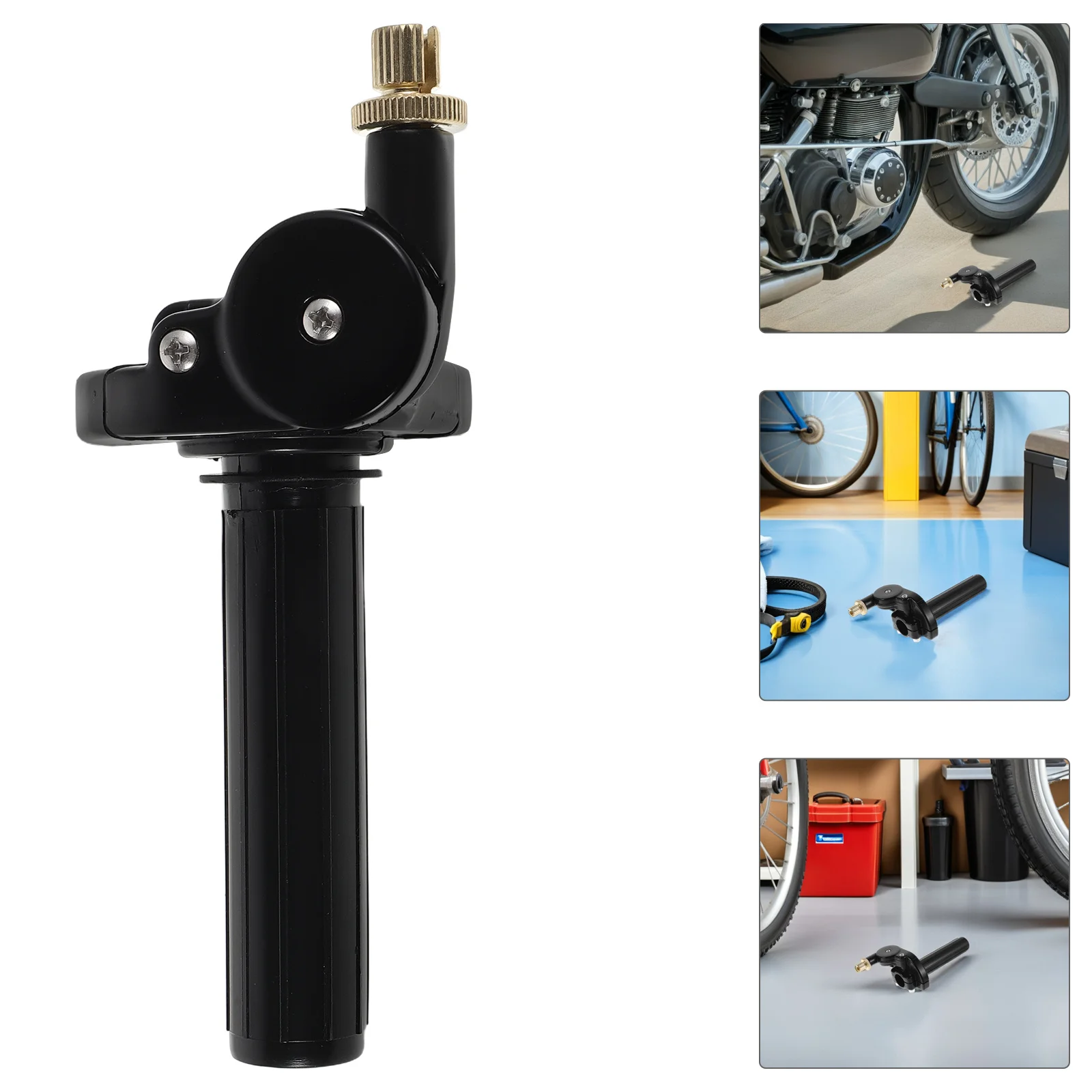 

Motorcycle Throttle Grip 1 Piece Adjustable Fuel Control Handle for Reliable Performance Universal Mounting Design