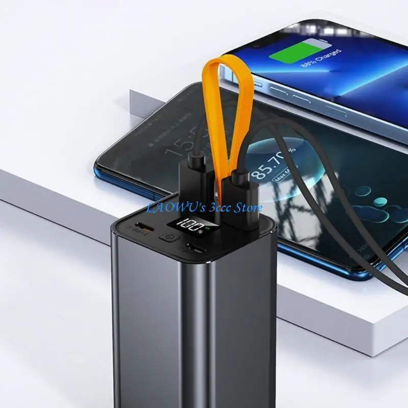 

Y8AD Portable Welding PowerBank Case Type C PowerBank Housing Fast Charging