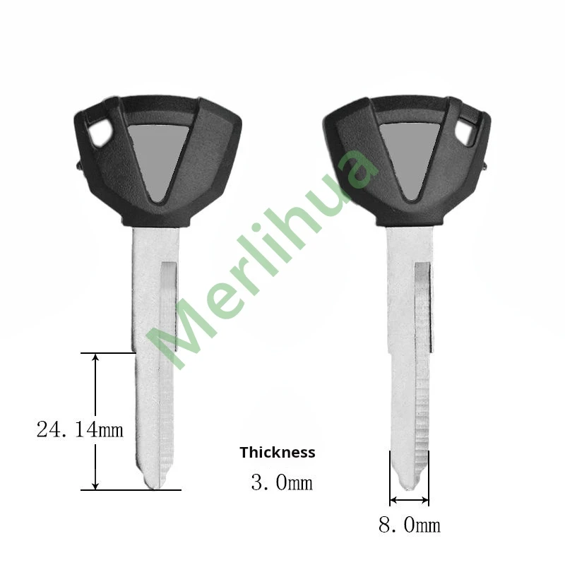 Chiave moto, per Kawasaki Ninja NINJA400 600 Z400 Z800 Z900 Z1000 embrione chiave moto (può installare chip)