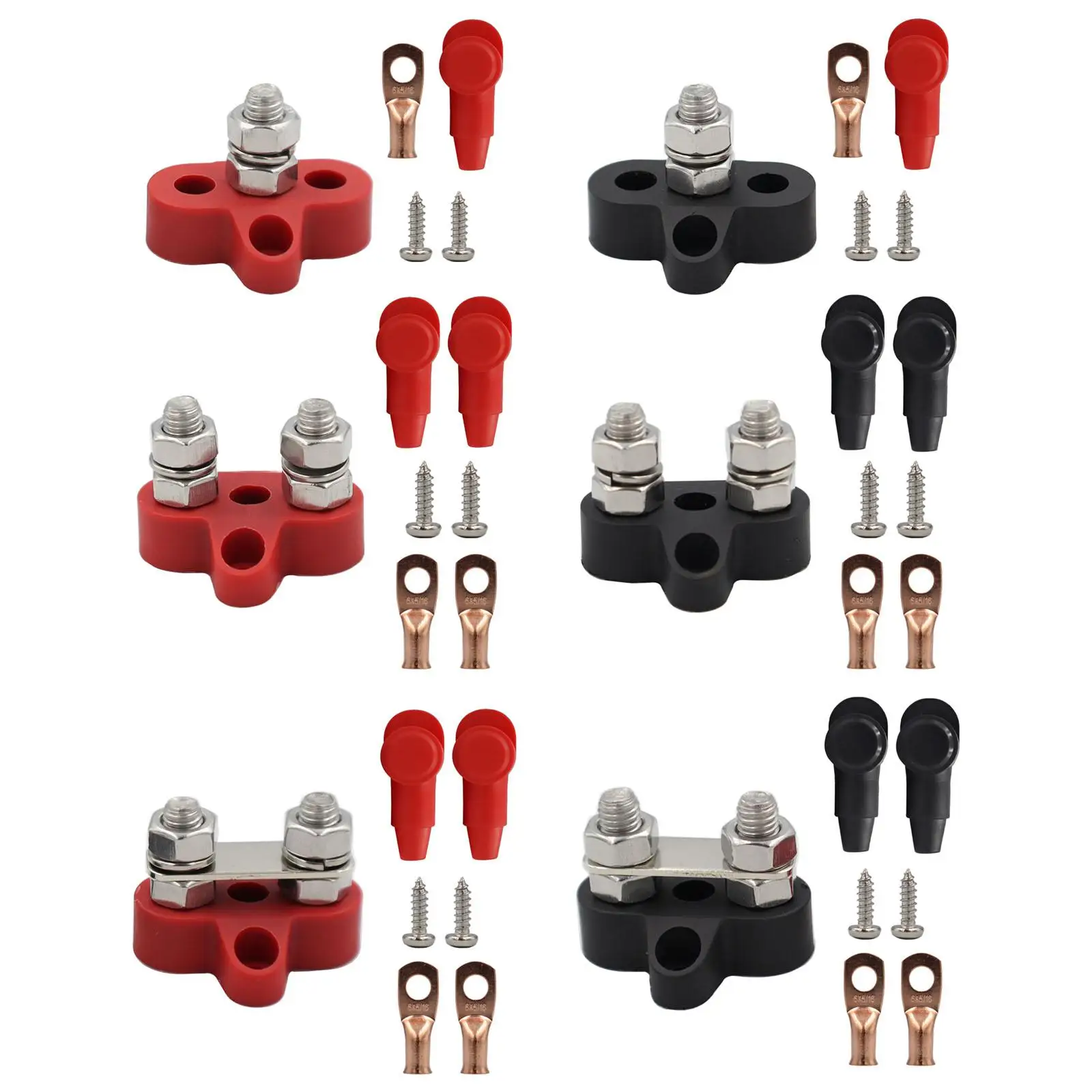 

Комплекты стоек распределительного блока с положительной изоляцией и изолированной клеммой для автомобиля на колесах