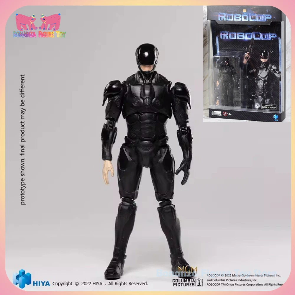 

Genuine In Stock 1/18 Hiya Model Exquisite Mini Series Robocop 2014 Black Robocop Action Figures Collect Model Toy Birthday Gift
