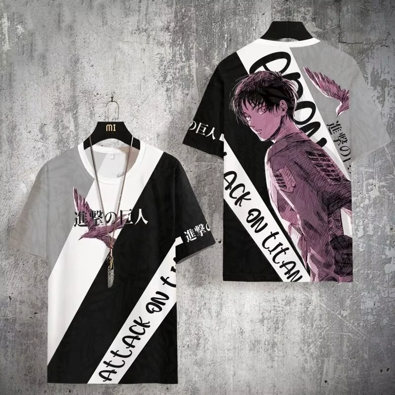 bandai-anime-ataque-em-tita-t-camisa-personagem-exclusivo-design-grafico-dois-tons-de-manga-curta-fas-devem-ter-roupas-de-anime-da-moda