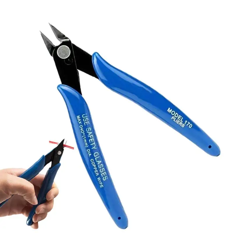 คีมตัดลวดแนวทแยง 5 นิ้ว Heavy Duty คีมตัดลวด Clipper พร้อมหัวมุม Heavy Duty High-Leverage Design และ