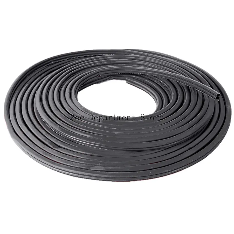 1/6M Silicone Rubber Sealing Strip Door Window Sound Insulating Strip Self-adhesive Tape 10x1/6/8/10/12/15mm Window Hardware