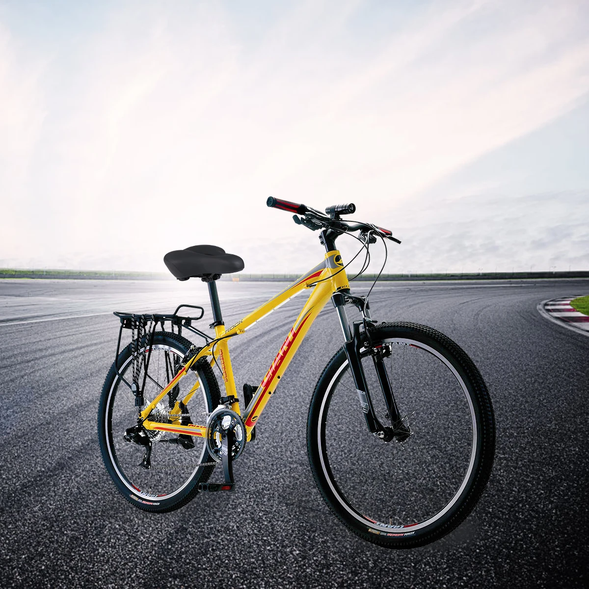 

1pc Ergonomic Mountain Saddle Breathable Cycling Seat For Road Bike Racing Bike Shockproof Durable Lightweight Easy