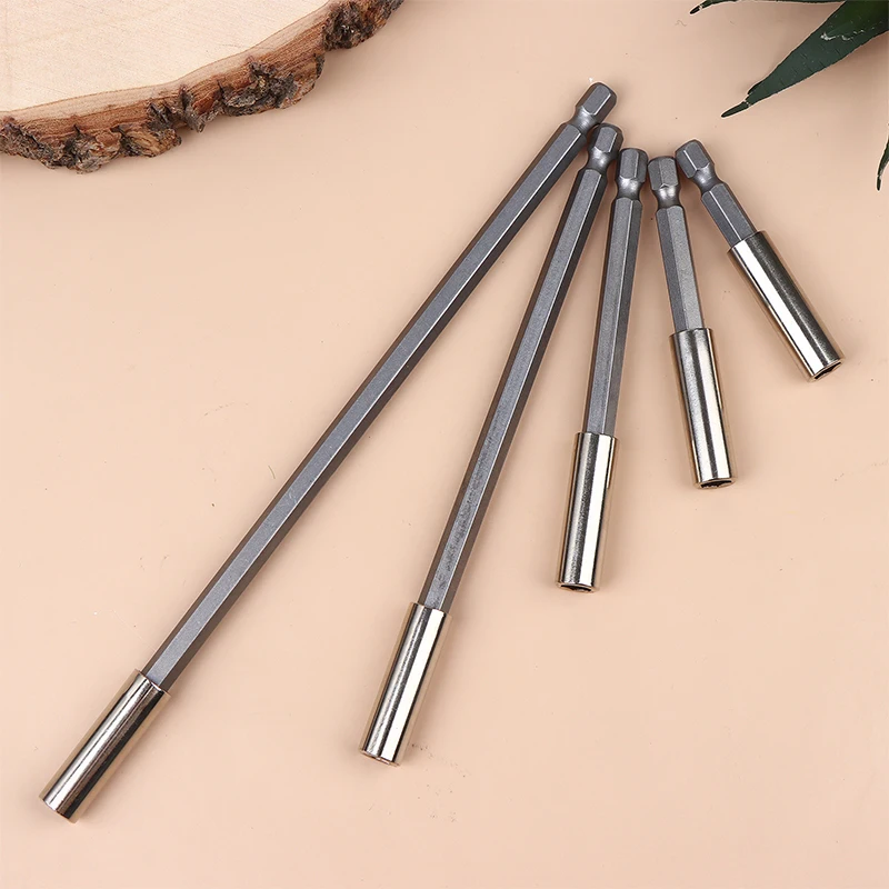 1 Set Quick Change Hex Shank Adapter - Magnetic Cordless Bit Holder Extension 60-200mm For Power Drill Impact Driver Accessories - view 6