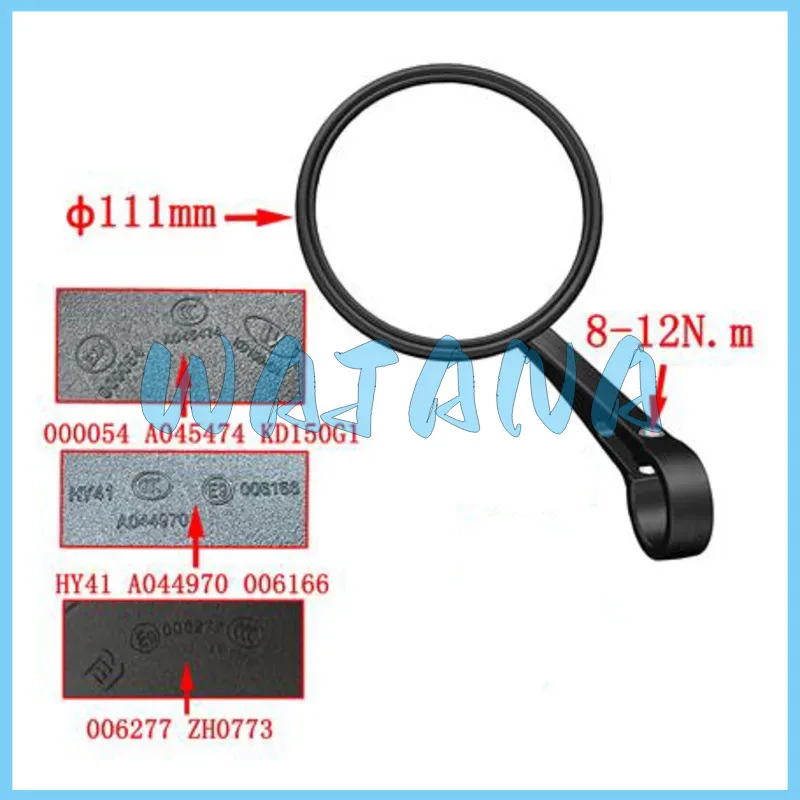 Kd150-g1 Left / Right Rearview Mirror (enlarged Version) 1190100-426000 / 1190100-427000 For Kiden Original Part