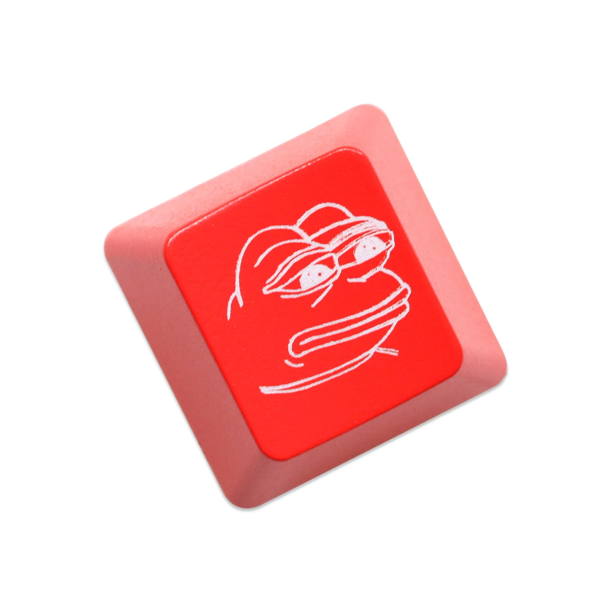 Novelty Shine Through Keycaps ABS Etched back lit black red r1 ESC Sad Frog THX meme Internet Trends Keycap Only