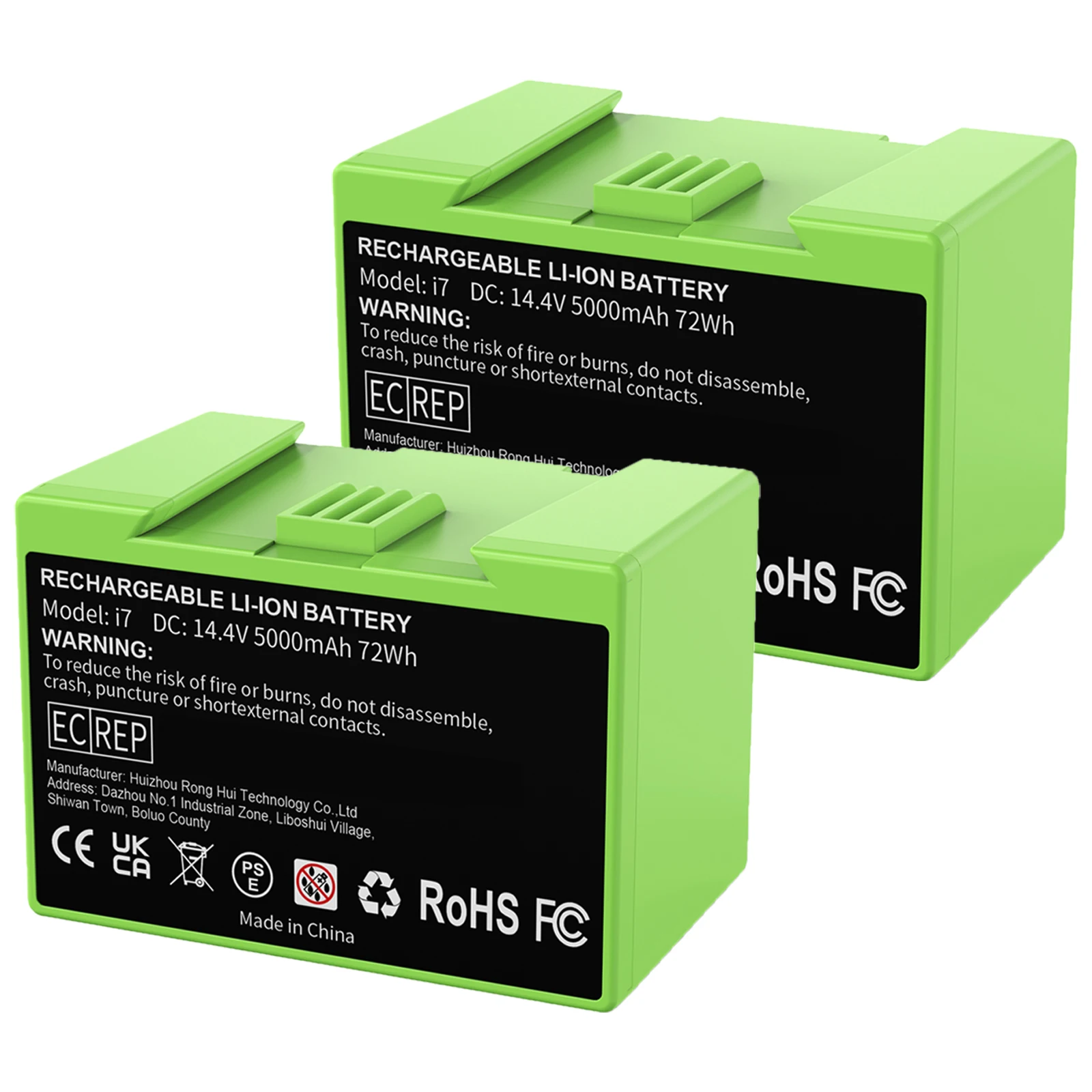 Voor iRobot Roomba i7 Oplaadbare Batterij 14.4V 5000mAh Voor i3 i4 i5 i6 i7 i8 J7 E5 Serie stofzuiger Vervangende Batterij