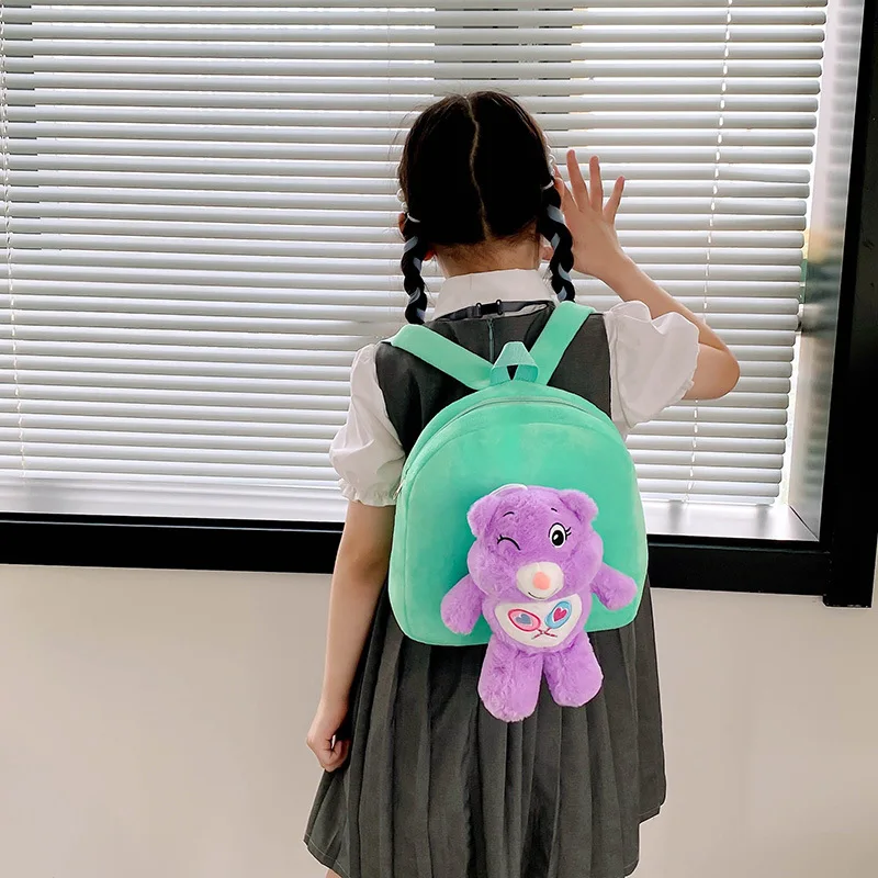 新しいレインボーベアぬいぐるみおもちゃバックパック人形クマぬいぐるみ人形かわいいラグドールバックパックギフト女の子クリスマスバレンタインデーギフト