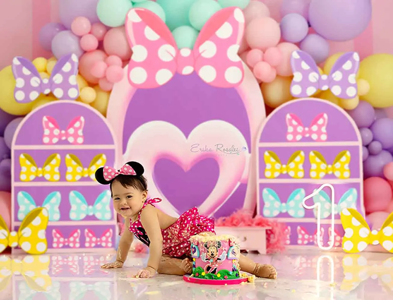 Balloons Circus Beach Backdrops Kids Baby Photography Props Child Birthday Cake Smash Photocall Decors Pink Bus Backgrounds