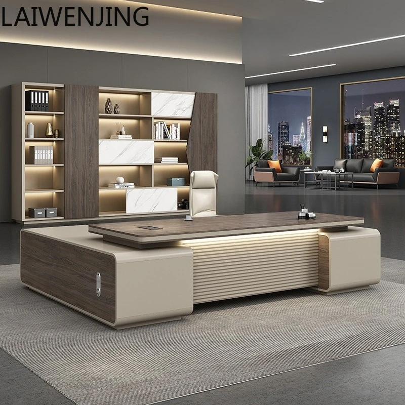 

MJY simple modern class desk high-end president high-end office furniture