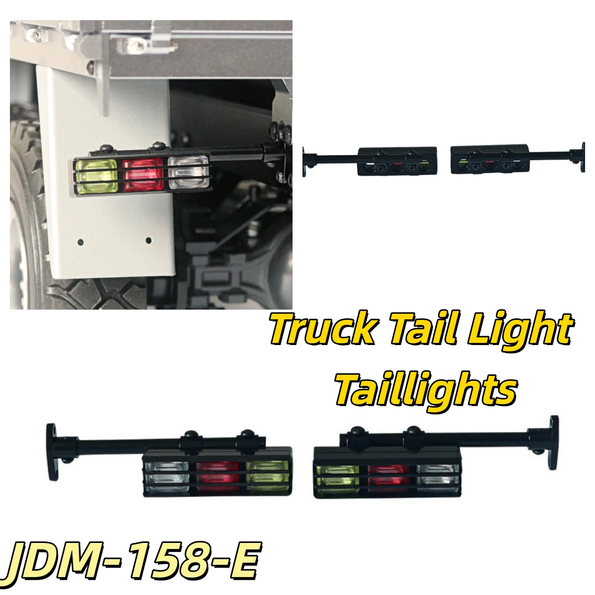 1/14 RC Spielzeug-LKW Rücklicht Rückleuchten JDM-158-E JDMODEL Für Cetros 1/14 RC Offroad-Traktor-LKW DIY Modellteile Zubehör – Detail 1