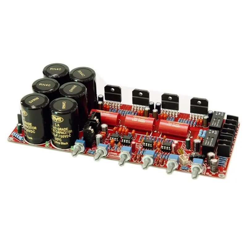 Двойной AC18-24V LM3886 68 Вт * 2 + 120 Вт 2,1-канальный сабвуфер Hi-Fi Fever цифровой аудиоусилитель плата